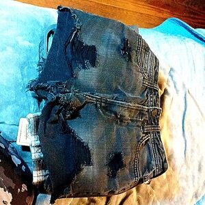 Hollister 100% Cotton w23 HighRise Mom Short 3"